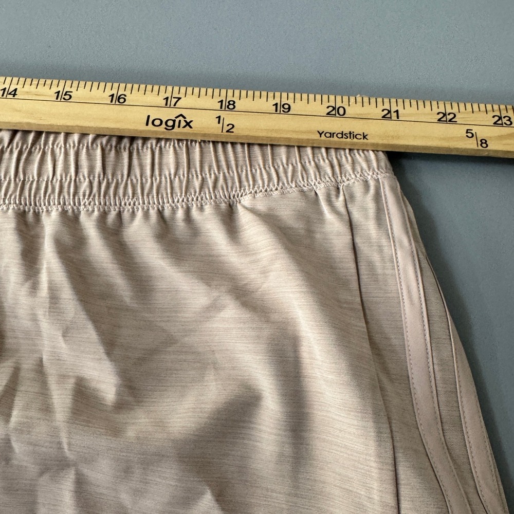Adidas Women's 2XL HTHR WVN Pacer Training Shorts‎ Wonder Taupe Aeroready - Picture 8 of 11